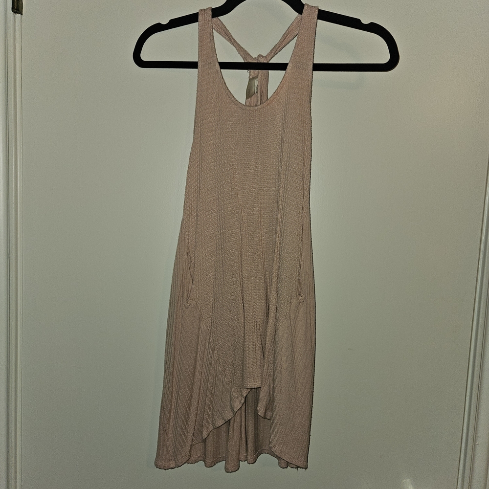 Pink Sleeveless Dress/Tank Top